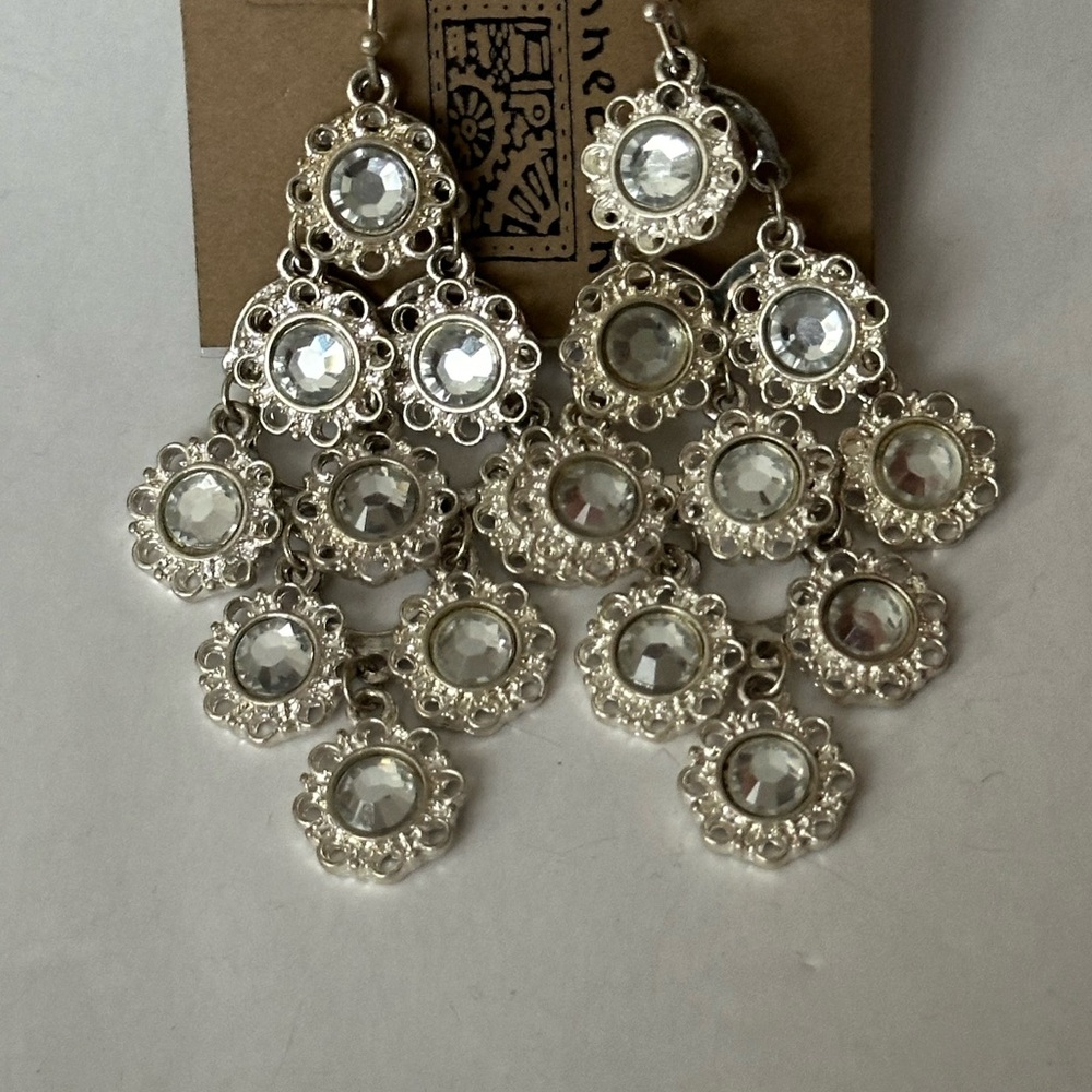 Kool Konnections jewelry silver tone earrings